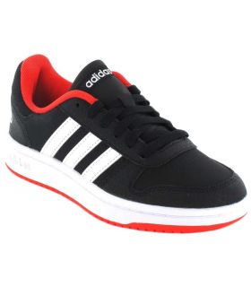 Calzado Casual Junior Adidas Hoops 2.0 K Negro