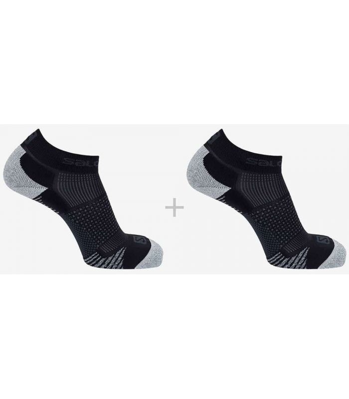 Calcetines Running Salomon Calcetines Running Cros 2 Pack Negro Calcetines Running Salomon Calcetines Running Cros 2 Pack Negro