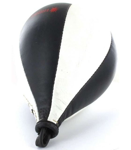 BoxeoArea Poire De Boxe En Cuir Blanc