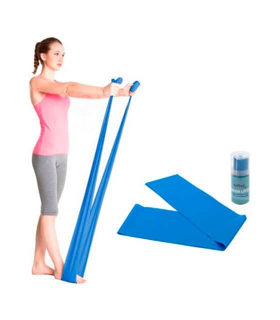 Accesorios Fitness Softee Banda Latex Densidad Extrafuerte 1,5m