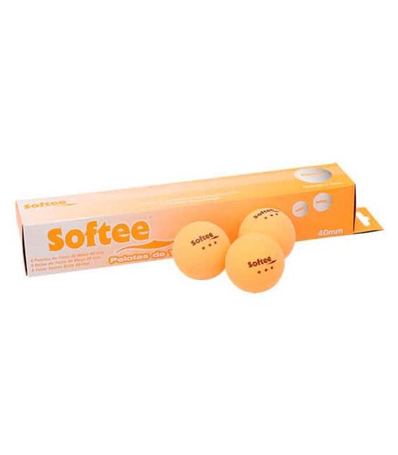 Jeu De 6 Balles De Tennis De Table 3 Étoiles Orange - Pelote