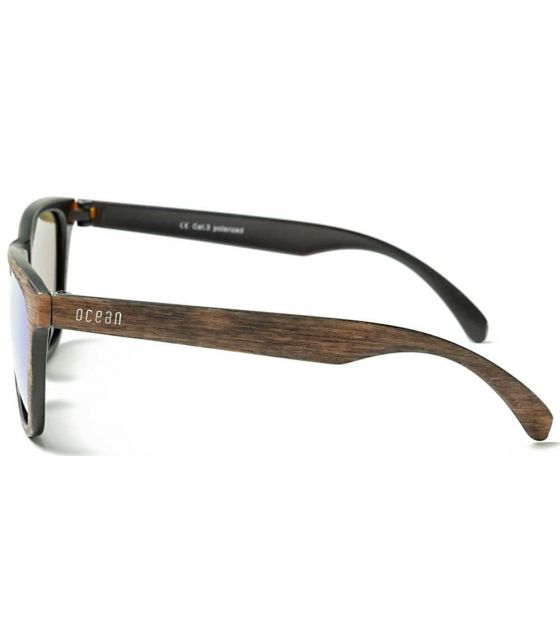Gafas de Sol Casual Ocean Sea Wood Revo Blue