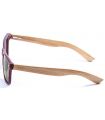 Gafas de Sol Casual Ocean Beach Wood Brown Smoke