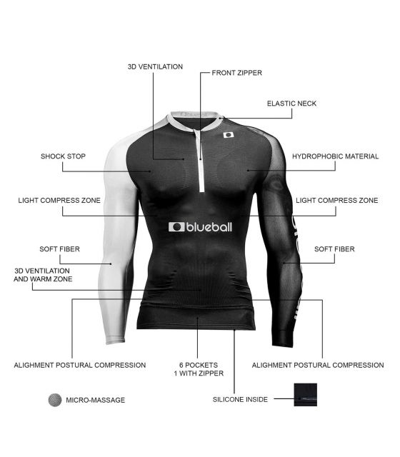 N1 Blueball Running Tshirt Long Sleeve N1enZapatillas.com
