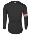 N1 Blueball Maillot Manga Larga Noir avec logo