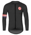 N1 Blueball Maillot Manga Larga Noir avec logo