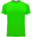 Camisetas técnicas running Roly Camiseta Bahrain Verde Fluor