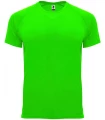 Camisetas técnicas running Roly Camiseta Bahrain Verde Fluor