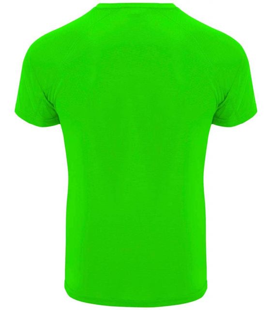 Camisetas técnicas running Roly Camiseta Bahrain Verde Fluor
