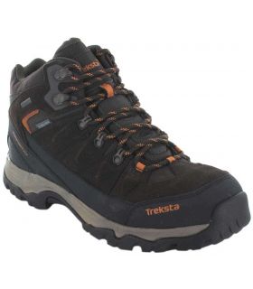 Botas de Montaña Hombre Treksta Cruiser Mid Gore-Tex Marron