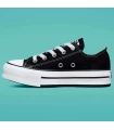 N1 Converr Chuck Taylor All Star Platform Jr Negro