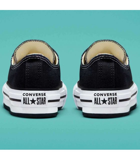 N1 Converr Chuck Taylor All Star Platform Jr Negro
