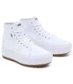 Calzado Casual Mujer Vans Filmore Hi Tapere Blanco