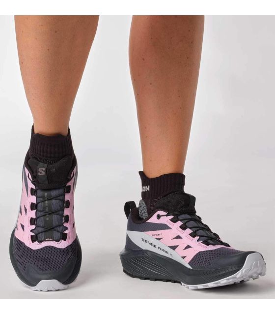 Chaussures de formation de la femme de Trail Running Gris Sense