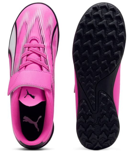 Bottes multi-tacos uma Ultra Play TT Velcro Jr Rosa