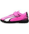 Bottes multi-tacos uma Ultra Play TT Velcro Jr Rosa