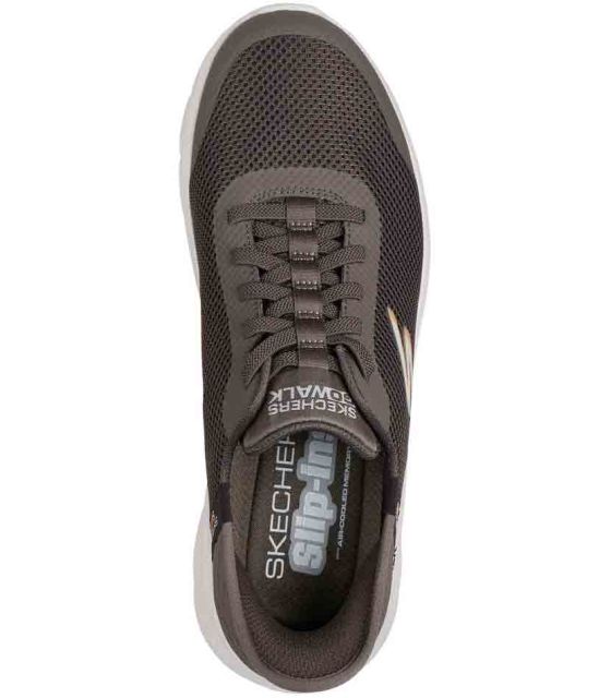 Calzado Casual Hombre Skechers Slip-ins Go Walk Flex BRN