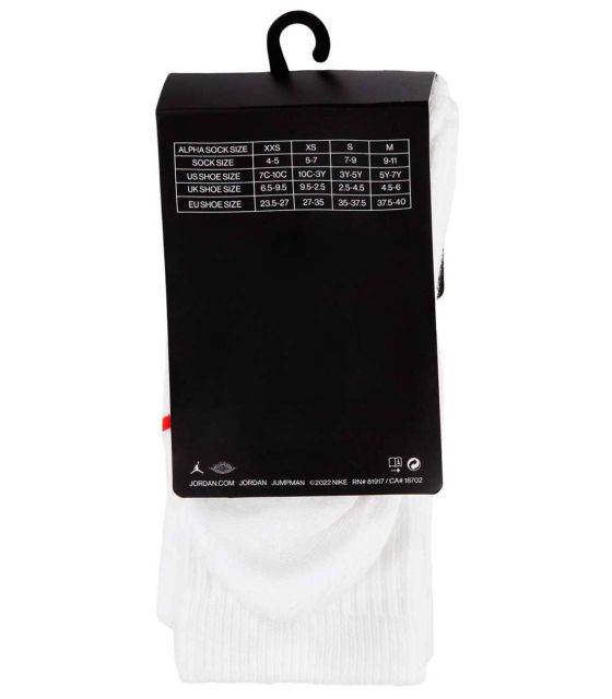 Buy Jordan Calcetines Jumpman Crew 3PK Blanco