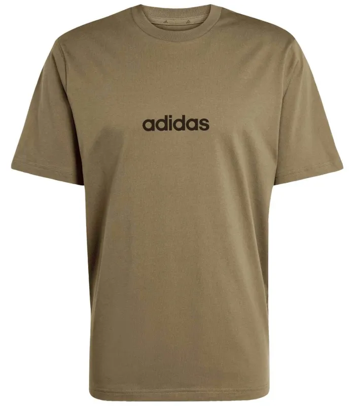 Buy Adidas Camiseta Linear Hombre Verde