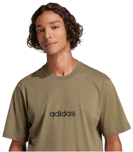 Buy Adidas Camiseta Linear Hombre Verde