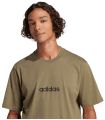 Buy Adidas Camiseta Linear Hombre Verde